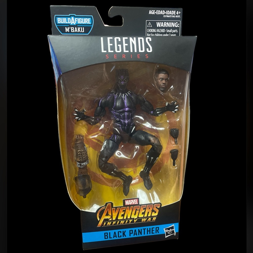 2018 Marvel Legends BAF M’Baku Series BLACK PANTHER T’Challa Head Action Figure